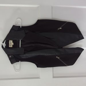 Faux Leather Black Vest Forever 21 Boutique